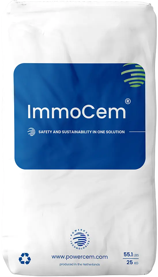 converter contiminated soil product ImmoCem